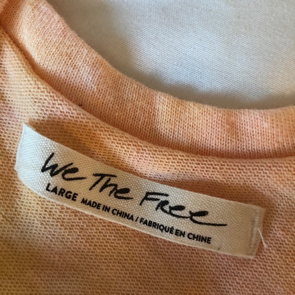 OVERSIZED FREE PEOPLE TIE DYE TEE - Picture 4 of 4